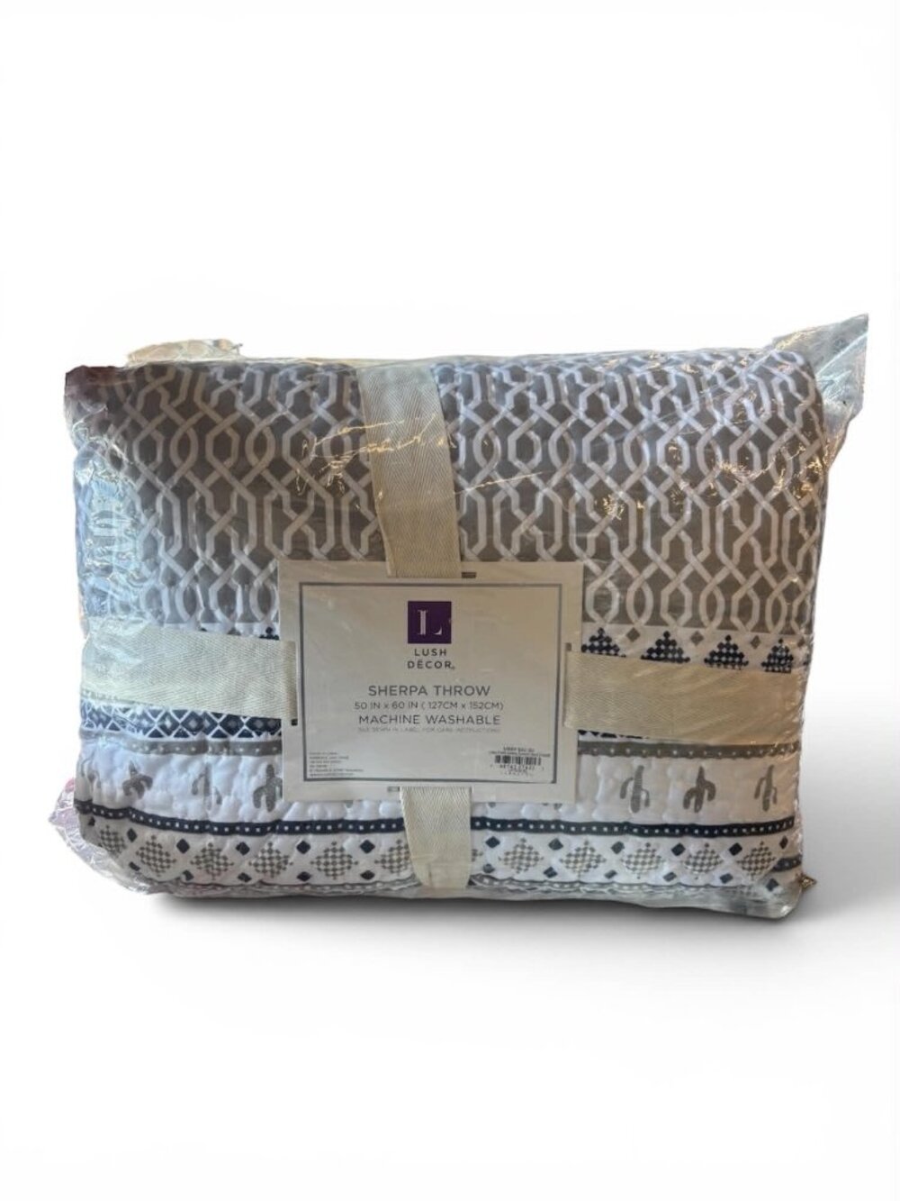 Lush Decor Llama Navy 50 In x 60 In P1